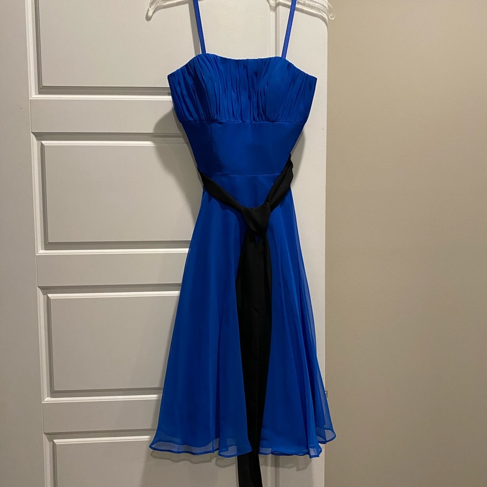 Royal blue dress